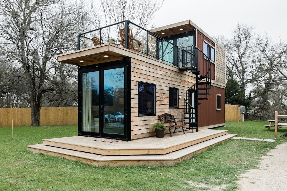 An unforgettable stay awaits at The Helm shipping container home hero image