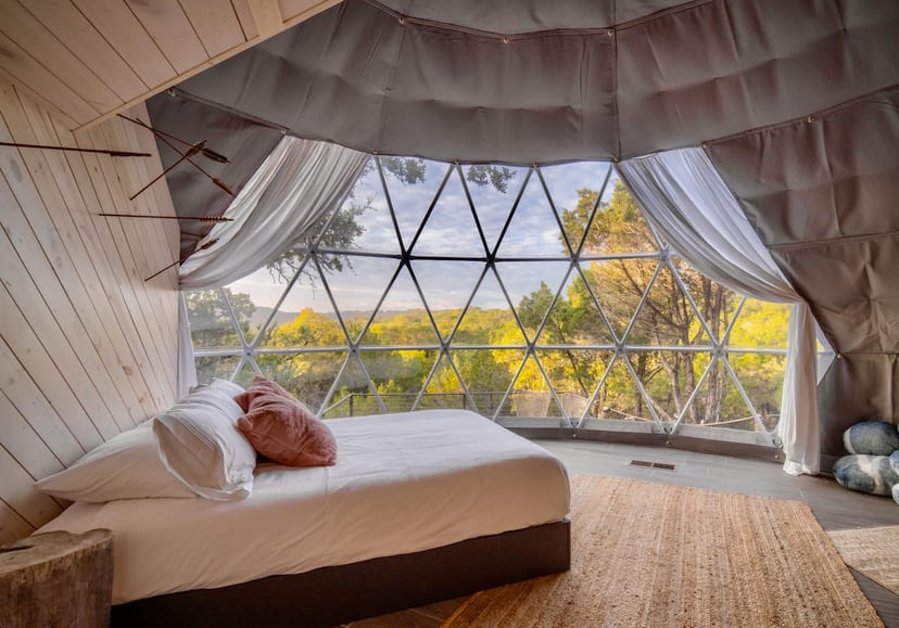 Image 5 of Ukiyo · Luxury Glamping Dome with Loft + Hot Tub