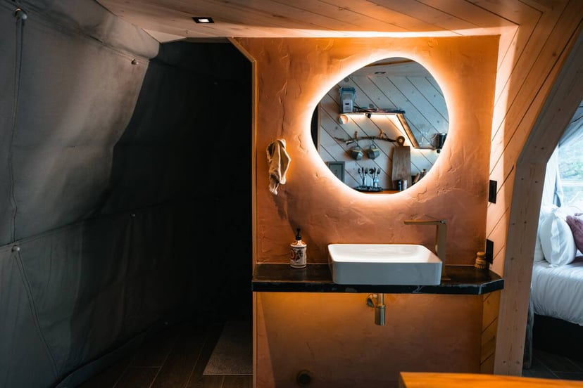 Image 4 of Ukiyo · Luxury Glamping Dome with Loft + Hot Tub
