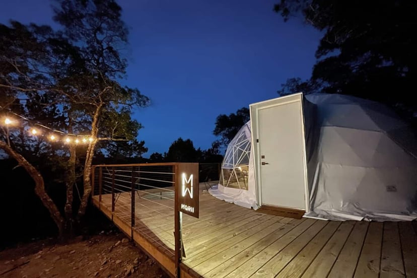 Image 2 of Morii · Luxury Glamping Treetop Dome + Dip Pool