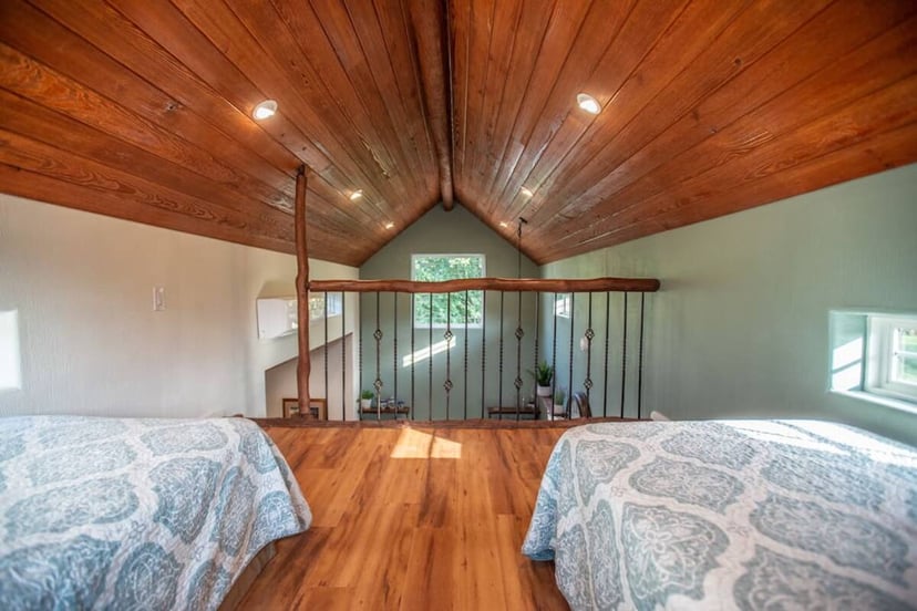 Image 1 of Cowbell Cabin With Hot Tub 15min to Downtown