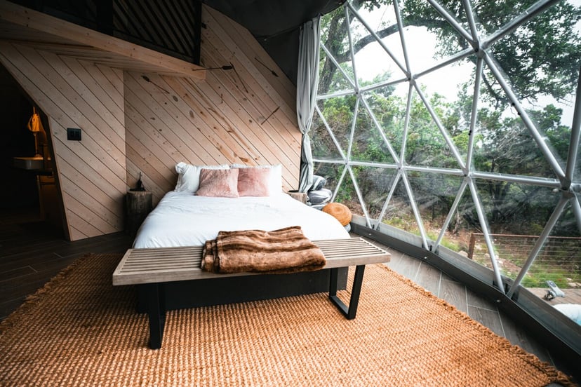 Image 2 of Ukiyo · Luxury Glamping Dome with Loft + Hot Tub