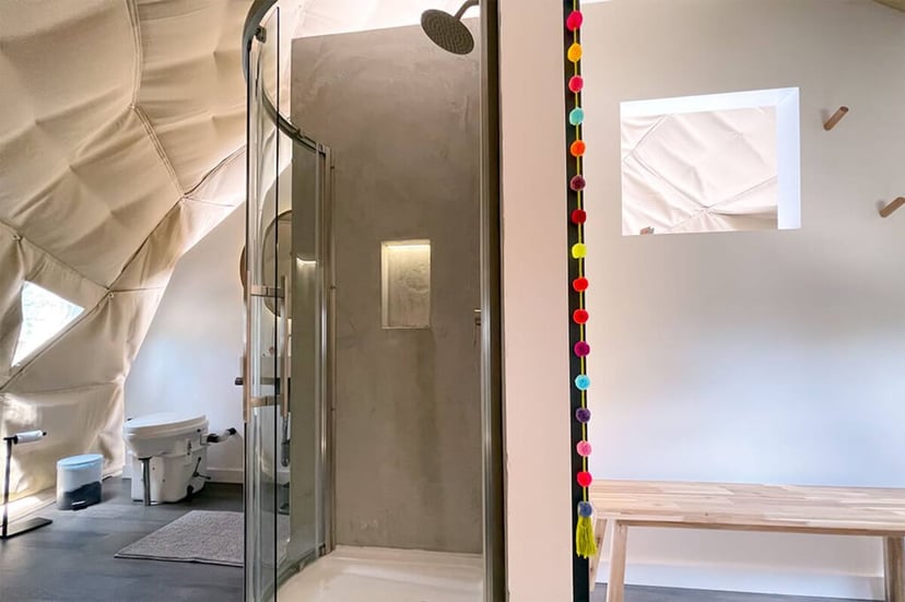 Image 6 of Sabi · Luxury Glamping Treetop Dome + Dip Pool