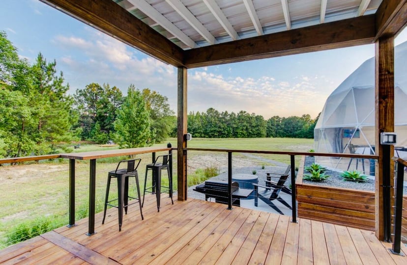Image 2 of Luna · Luxury Glamping Dome + Hot Tub