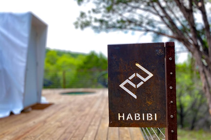 Image 4 of Habibi · Luxury Glamping Treetop Dome + Dip Pool
