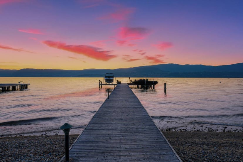 Image 8 of Okanagan Lakefront Home With Pool & Tennis Court