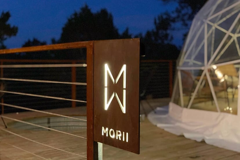 Image 1 of Morii · Luxury Glamping Treetop Dome + Dip Pool