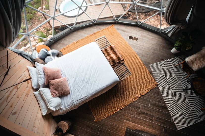 Image 21 of Ukiyo · Luxury Glamping Dome with Loft + Hot Tub
