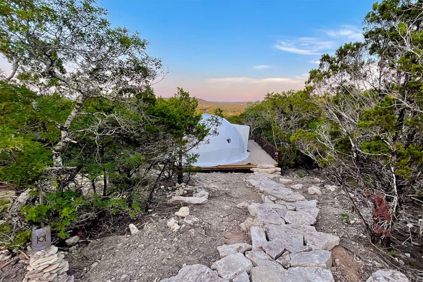 Image 11 of Sabi · Luxury Glamping Treetop Dome + Dip Pool
