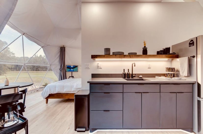 Image 14 of Luna · Luxury Glamping Dome + Hot Tub