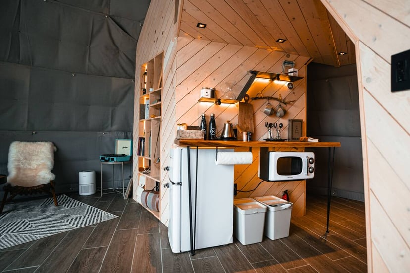 Image 17 of Ukiyo · Luxury Glamping Dome with Loft + Hot Tub