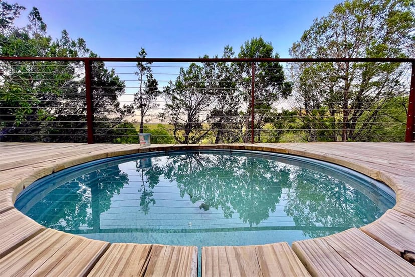 Image 14 of Vagary · Luxury Glamping Treetop Dome + Dip Pool