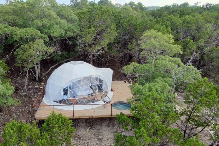 Image 13 of Morii · Luxury Glamping Treetop Dome + Dip Pool