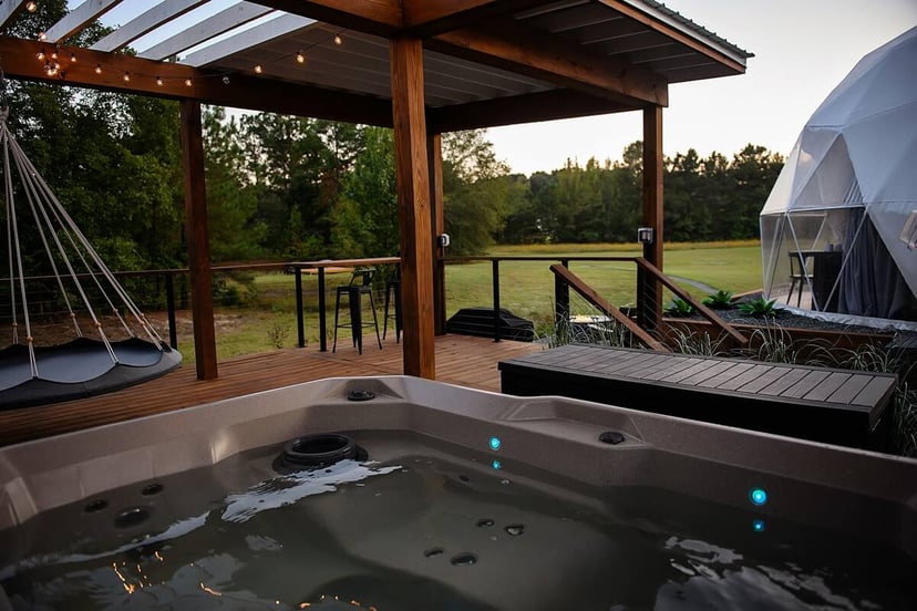 Image 16 of Luna · Luxury Glamping Dome + Hot Tub
