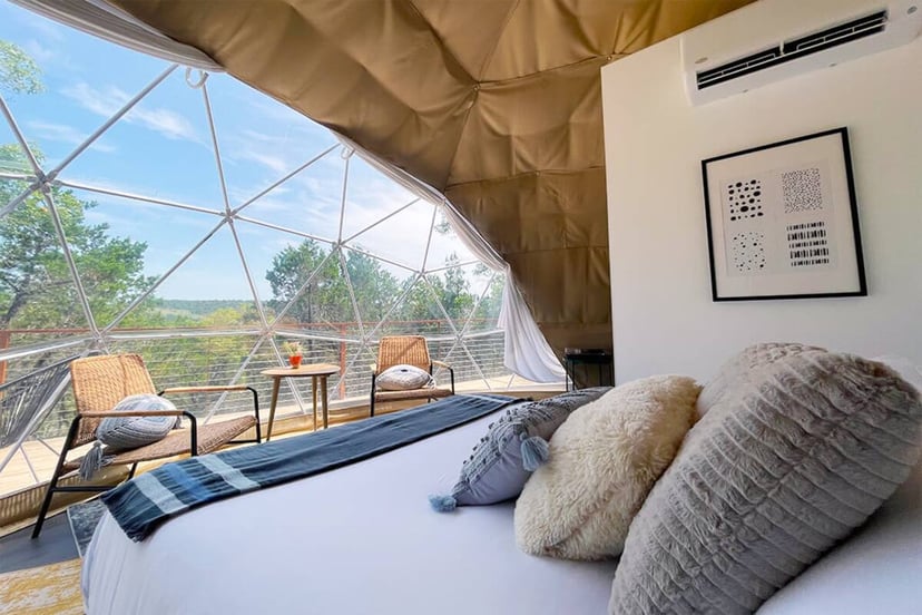 Image 23 of Morii · Luxury Glamping Treetop Dome + Dip Pool