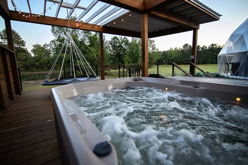 Image 22 of Luna · Luxury Glamping Dome + Hot Tub